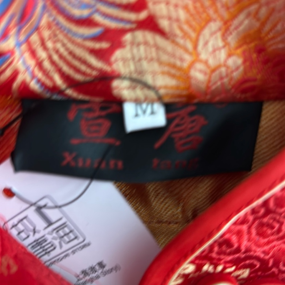 Asian Shanghai Story Chinese oriental traditional long dress women size medium - Picture 5 of 8